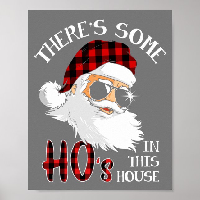 Póster Hay algunos Navidades graciosos en esta casa (Frente)