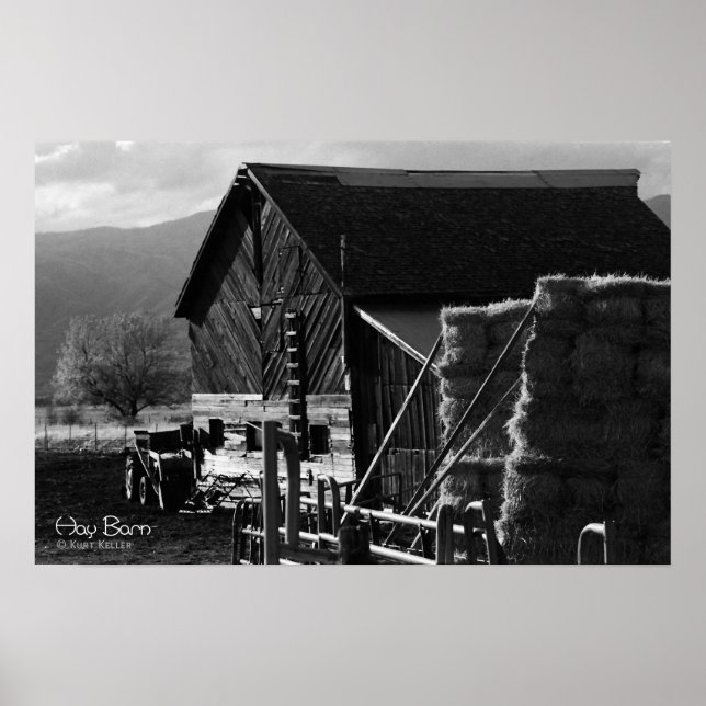 Póster Hay Barn (Frente)