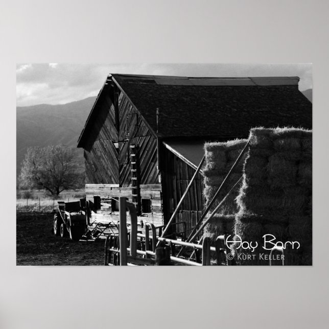 Póster Hay Barn (Frente)
