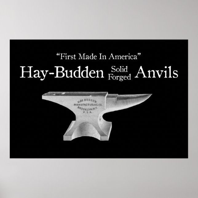Póster Hay-Budden Anvil Vintage (Frente)