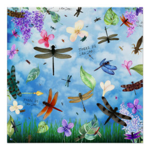 Póster Hay dragones