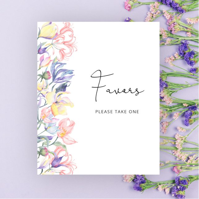 Póster Hay flores silvestres en camino Favors (Subido por el creador)