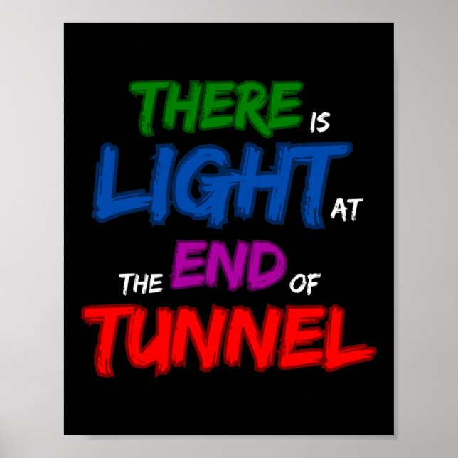 Póster Hay Luz Al Final Del Túnel (Frente)