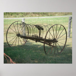 Póster Hay Rake Poster