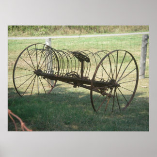 Póster Hay Rake Poster