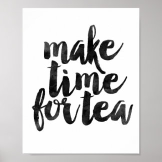 Póster Hay Tiempo Para El Té