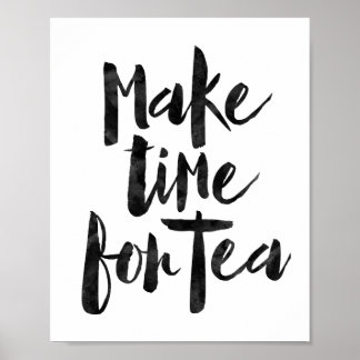 Póster Hay Tiempo Para El Té