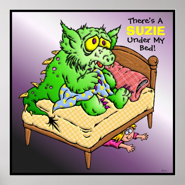 Póster ¡Hay un niño debajo de mi cama! (Frente)