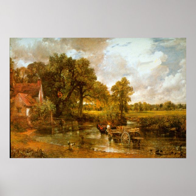 Póster Hay Wain por John Constable (Frente)