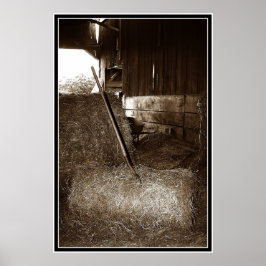 Póster Hay y horquilla