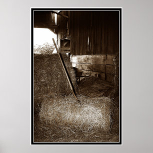 Póster Hay y horquilla