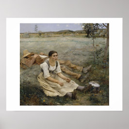 Póster Haymaking — Jules Bastien-Lepage (1877)