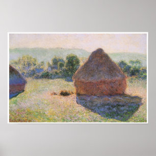 Póster Haystacks at Noon, 1890