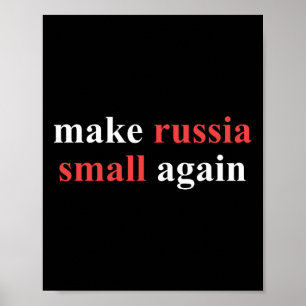 Póster Haz a Rusia Pequeña de Nuevo Declaración Política