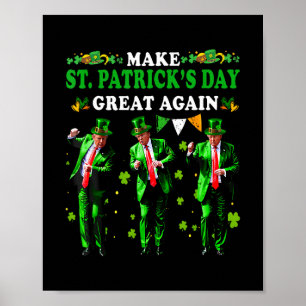 Póster Haz de nuevo genial el día de San Patricio Diverti