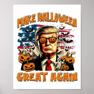 Póster Haz de nuevo grande a Halloween Donald Trump Espel
