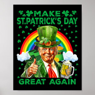 Póster Haz el Día de San Patricio Grande de Nuevo Diverti