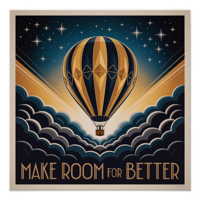 Póster Haz Espacio Para Lo Mejor (Anverso)