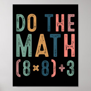 Póster Haz Las Matemáticas 67 Meme Divertido Seis Siete P
