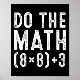 Póster Haz Las Matemáticas 67 Meme Divertido Seis Siete P