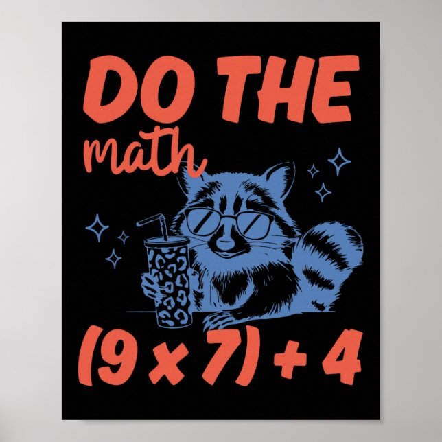 Póster Haz Las Matemáticas Profesor De Matemáticas Divert (Frente)