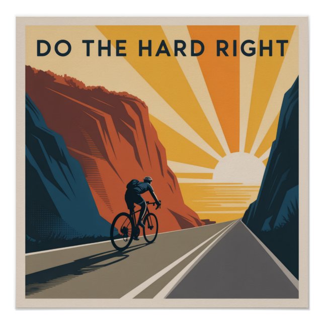 Póster Haz Lo Correcto Difícil (Anverso)