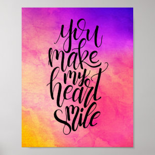 Póster Haz que mi corazón sonríe Poster