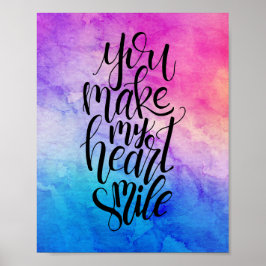 Póster Haz que mi corazón sonríe Poster