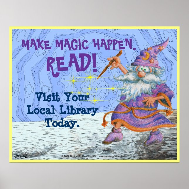Póster Haz que ocurra la magia. ¡LEA! (Frente)