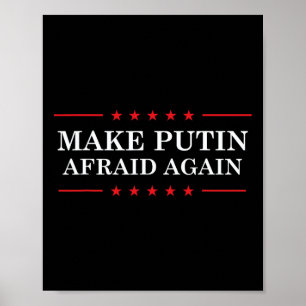 Póster Haz que Putin vuelva a tener miedo - Apoya a Ucran