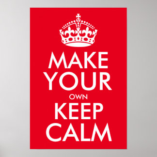 Póster Haz que te calmes