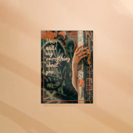 Póster Haz que tus uñas reflejen tu personalidad, Nail