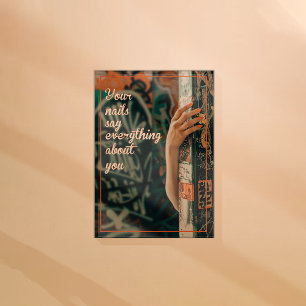 Póster Haz que tus uñas reflejen tu personalidad, Nail
