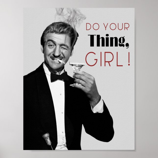 Póster Haz tu cosa (Frente)