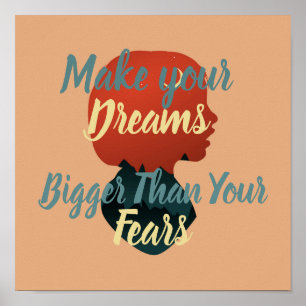 Póster Haz tus sueños