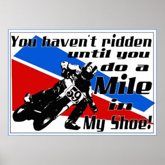 Póster Haz una Milla en mi zapato......