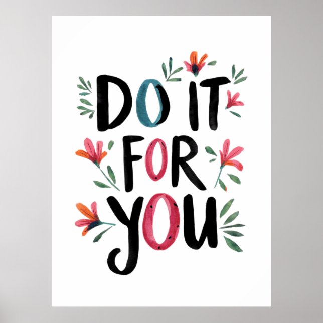 Póster Hazlo por ti (Frente)