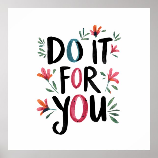 Póster Hazlo por ti (Frente)