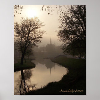 Póster Hazy Summer Sunrise, Susan Ledford 2008