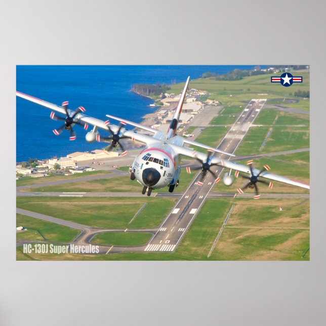 PÓSTER HC-130J SUPER HERCULES (Frente)