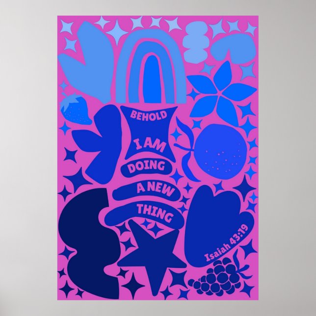 Póster He aquí que yo hago una cosa nueva (Frente)