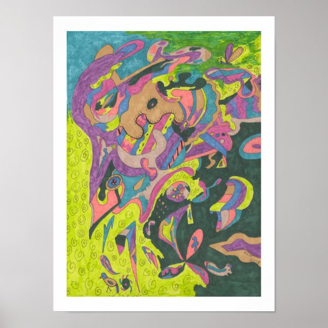Póster He aquí, resumen original 12x16 (Frente)