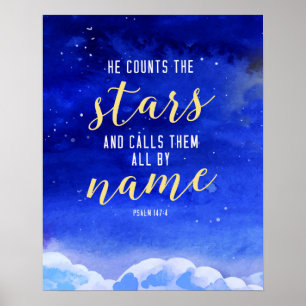 Póster He Counts the Stars Wall Art