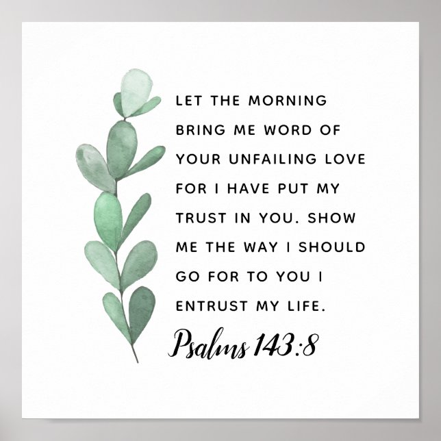 Póster He depositado mi confianza en ti. (Frente)