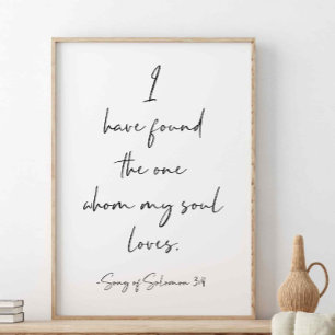 Póster He Encontrado La Canción De Solomon 3:4