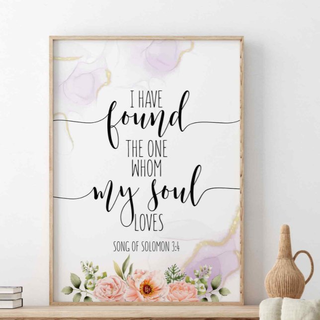 Póster He Encontrado La Canción De Solomon 3:4 (Subido por el creador)