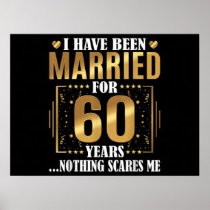 Póster He estado casada durante 60 años 60° Boda