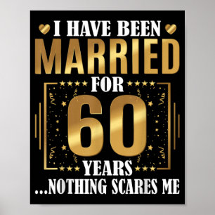 Póster He estado casada durante 60 años 60° Boda