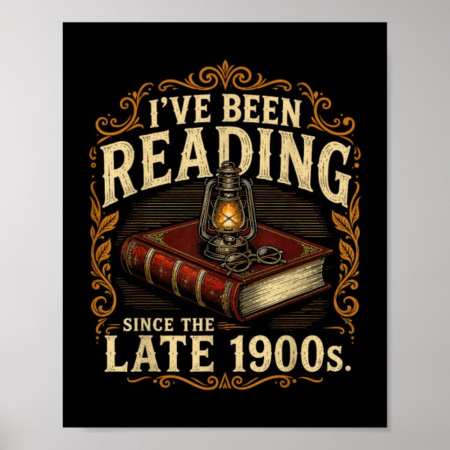 Póster He estado leyendo desde finales de 1900 amante de  (Frente)