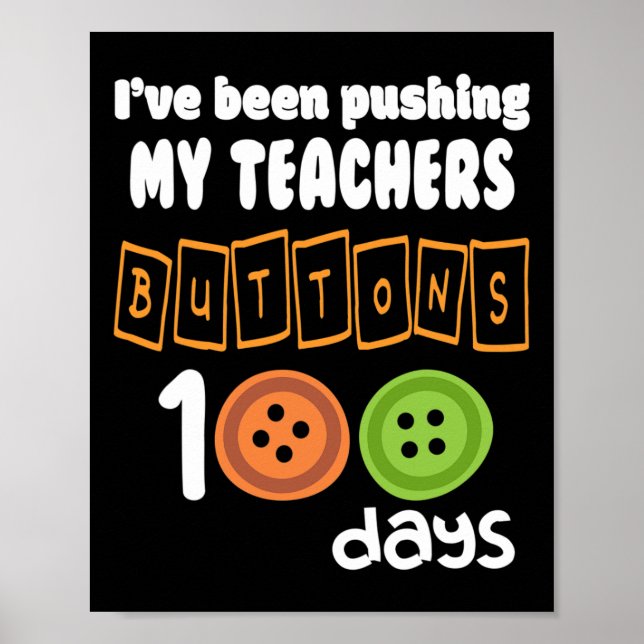Póster He estado presionando los botones de mis profesore (Frente)